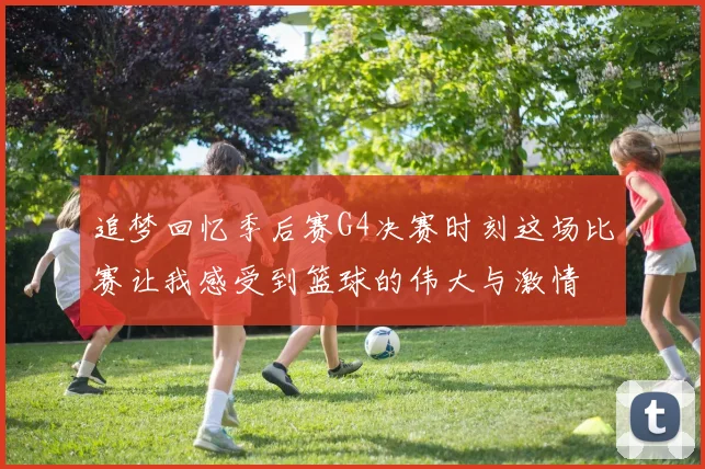 追梦回忆季后赛G4决赛时刻这场比赛让我感受到篮球的伟大与激情